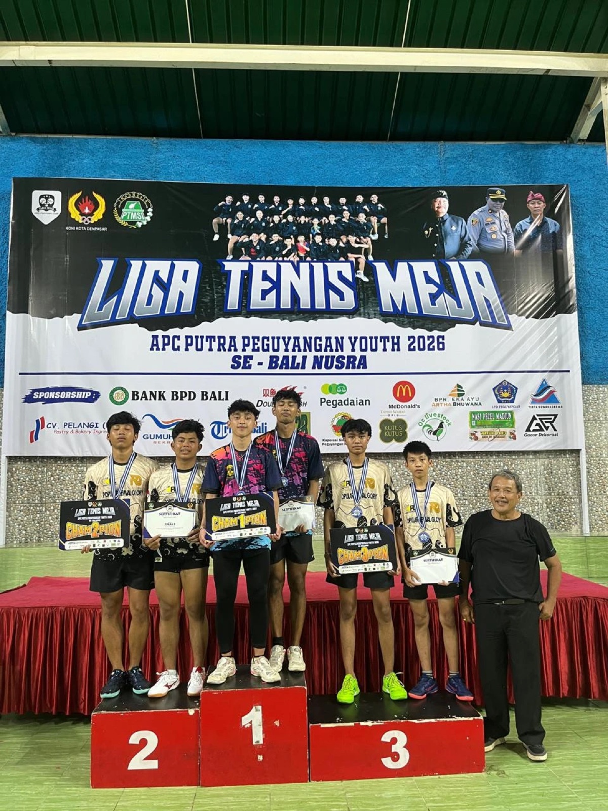 Liga Tenis Meja APC Putra Peguyangan Youth 2026 — foto 2